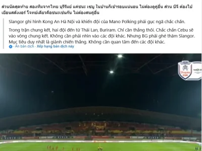 FA Thailand ‘xóa vội’ bài đăng mừng thầm khi CAHN thua, dân mạng soi ra sự thiếu tinh tế
