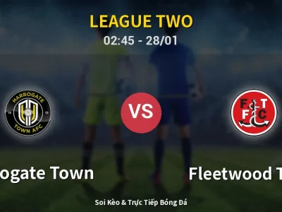 Kết Quả: Harrogate Town 1-2 Fleetwood Town – Highlight & Bàn Thắng | League Two