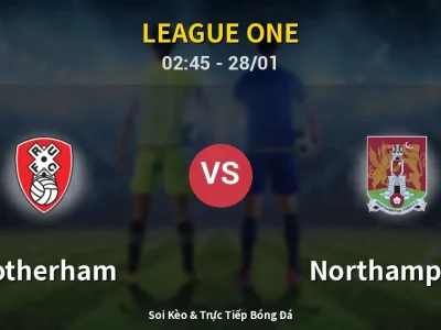 Kết Quả: Rotherham 2-1 Northampton – Highlight & Bàn Thắng | League One