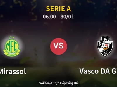 Kết Quả: Mirassol 2-1 Vasco DA Gama – Highlight & Bàn Thắng | Serie A