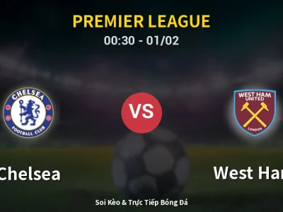 Kết Quả: Chelsea 3-2 West Ham – Highlight & Bàn Thắng | Premier League