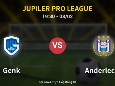 Kết Quả: Genk 2-0 Anderlecht – Highlight & Bàn Thắng | Jupiler Pro League