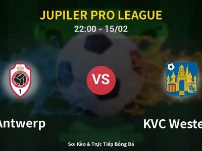 🔴 Trực Tiếp: Antwerp 0-1 KVC Westerlo – Link Xem Jupiler Pro League (Full HD)