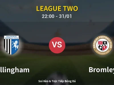 Soi Kèo Gillingham vs Bromley – 22:00 31/01 | Nhận Định, Dự Đoán Tỷ Số