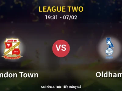 🔴 Trực Tiếp: Swindon Town 1-0 Oldham – Link Xem League Two (Full HD)