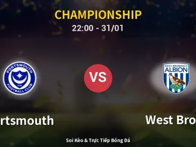 Soi Kèo Portsmouth vs West Brom – 22:00 31/01 | Nhận Định, Dự Đoán Tỷ Số