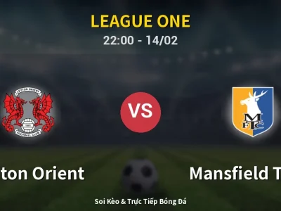 Soi Kèo Leyton Orient vs Mansfield Town – 22:00 14/02 | Nhận Định, Dự Đoán Tỷ Số