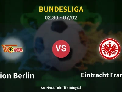 Kết Quả: Union Berlin 1-1 Eintracht Frankfurt – Highlight & Bàn Thắng | Bundesliga
