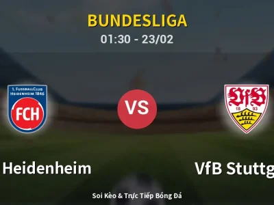 Kết Quả: 1. FC Heidenheim 3-3 VfB Stuttgart – Highlight & Bàn Thắng | Bundesliga