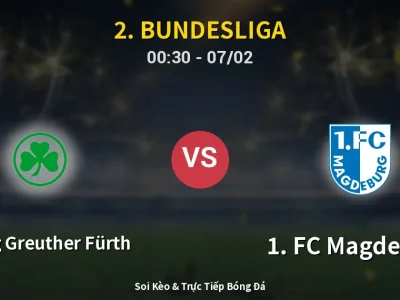 Kết Quả: SpVgg Greuther Fürth 4-5 1. FC Magdeburg – Highlight & Bàn Thắng | 2. Bundesliga