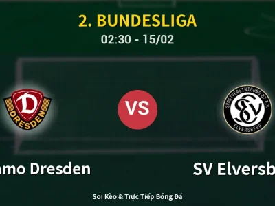 Kết Quả: Dynamo Dresden 1-2 SV Elversberg – Highlight & Bàn Thắng | 2. Bundesliga