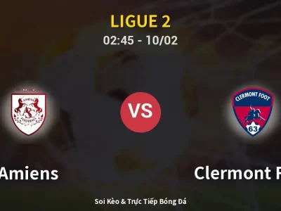 Kết Quả: Amiens 4-3 Clermont Foot – Highlight & Bàn Thắng | Ligue 2