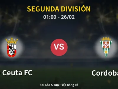 Kết Quả: AD Ceuta FC 3-2 Cordoba – Highlight & Bàn Thắng | Segunda División