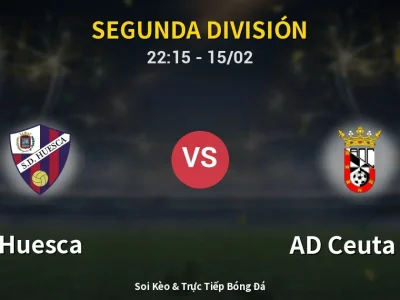 🔴 Trực Tiếp: Huesca 0-0 AD Ceuta FC – Link Xem Segunda División (Full HD)