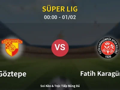 Kết Quả: Göztepe 2-1 Fatih Karagümrük – Highlight & Bàn Thắng | Süper Lig