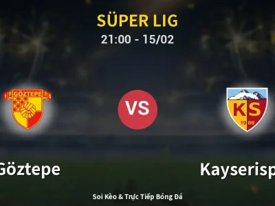 🔴 Trực Tiếp: Göztepe 0-0 Kayserispor – Link Xem Süper Lig (Full HD)