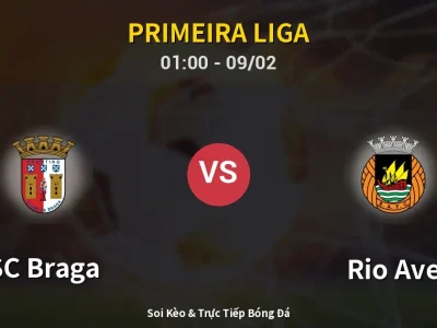 Kết Quả: SC Braga 3-0 Rio Ave – Highlight & Bàn Thắng | Primeira Liga