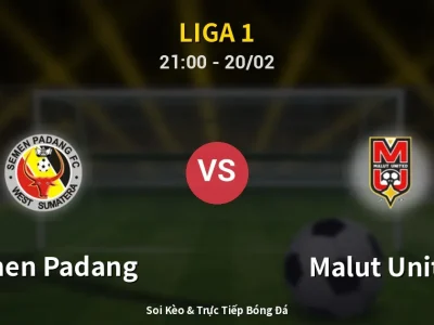 🔴 Trực Tiếp: Semen Padang 0-2 Malut United – Link Xem Liga 1 (Full HD)