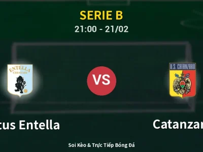 🔴 Trực Tiếp: Virtus Entella 0-1 Catanzaro – Link Xem Serie B (Full HD)