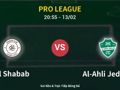 🔴 Trực Tiếp: Al Shabab 0-1 Al-Ahli Jeddah – Link Xem Pro League (Full HD)
