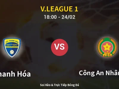 Kết Quả: Thanh Hóa 1-3 Công An Nhân Dân – Highlight & Bàn Thắng | V.League 1