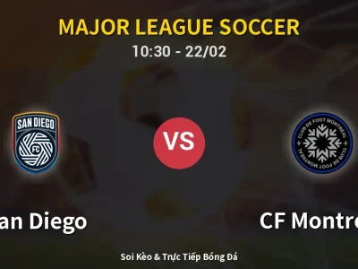 Kết Quả: San Diego 5-0 CF Montreal – Highlight & Bàn Thắng | Major League Soccer