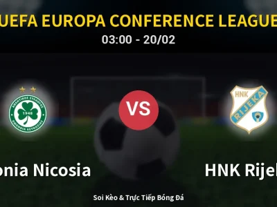 Kết Quả: Omonia Nicosia 0-1 HNK Rijeka – Highlight & Bàn Thắng | UEFA Europa Conference League