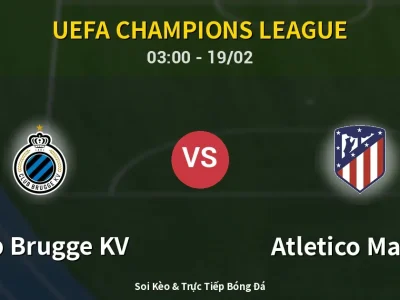 Kết Quả: Club Brugge KV 3-3 Atletico Madrid – Highlight & Bàn Thắng | UEFA Champions League
