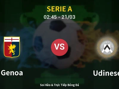 Kết Quả: Genoa 0-2 Udinese – Highlight & Bàn Thắng | Serie A