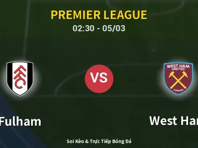 Kết Quả: Fulham 0-1 West Ham – Highlight & Bàn Thắng | Premier League