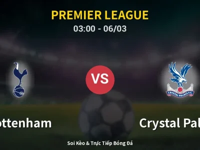 Kết Quả: Tottenham 1-3 Crystal Palace – Highlight & Bàn Thắng | Premier League