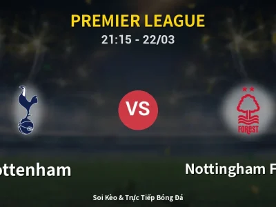 Soi Kèo Tottenham vs Nottingham Forest – 21:15 22/03 | Nhận Định, Dự Đoán Tỷ Số