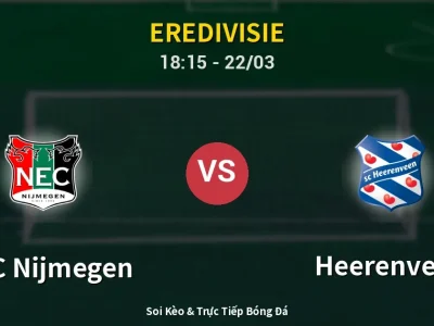 Kết Quả: NEC Nijmegen 2-2 Heerenveen – Highlight & Bàn Thắng | Eredivisie