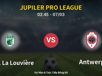 Kết Quả: RAAL La Louvière 0-0 Antwerp – Highlight & Bàn Thắng | Jupiler Pro League