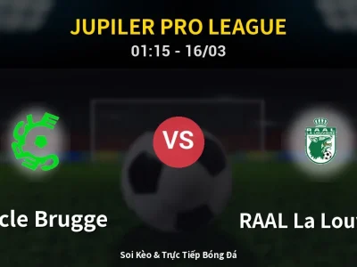 Kết Quả: Cercle Brugge 1-3 RAAL La Louvière – Highlight & Bàn Thắng | Jupiler Pro League