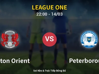 🔴 Trực Tiếp: Leyton Orient 0-0 Peterborough – Link Xem League One (Full HD)