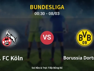 Kết Quả: 1. FC Köln 1-2 Borussia Dortmund – Highlight & Bàn Thắng | Bundesliga