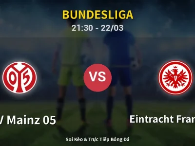 Soi Kèo FSV Mainz 05 vs Eintracht Frankfurt – 21:30 22/03 | Nhận Định, Dự Đoán Tỷ Số