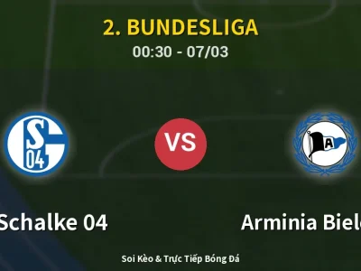 Kết Quả: FC Schalke 04 1-0 Arminia Bielefeld – Highlight & Bàn Thắng | 2. Bundesliga