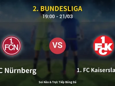 Kết Quả: 1. FC Nürnberg 3-0 1. FC Kaiserslautern – Highlight & Bàn Thắng | 2. Bundesliga
