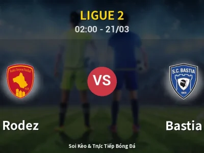 Kết Quả: Rodez 1-1 Bastia – Highlight & Bàn Thắng | Ligue 2