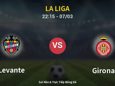 Soi Kèo Levante vs Girona – 22:15 07/03 | Nhận Định, Dự Đoán Tỷ Số