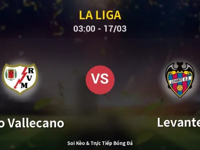 Kết Quả: Rayo Vallecano 1-1 Levante – Highlight & Bàn Thắng | La Liga