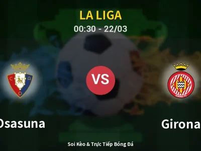 Kết Quả: Osasuna 1-0 Girona – Highlight & Bàn Thắng | La Liga
