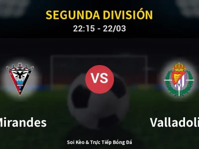 Soi Kèo Mirandes vs Valladolid – 22:15 22/03 | Nhận Định, Dự Đoán Tỷ Số