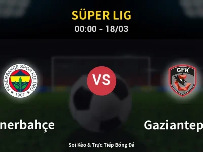 Kết Quả: Fenerbahçe 4-1 Gaziantep FK – Highlight & Bàn Thắng | Süper Lig