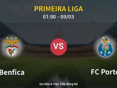 Kết Quả: Benfica 2-2 FC Porto – Highlight & Bàn Thắng | Primeira Liga