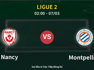 Kết Quả: Nancy 0-3 Montpellier – Highlight & Bàn Thắng | Ligue 2