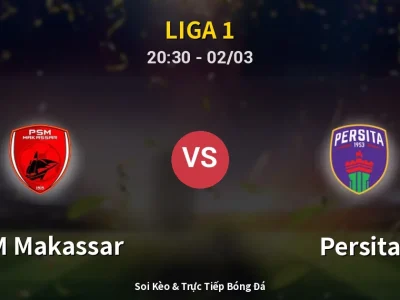 Soi Kèo PSM Makassar vs Persita – 20:30 02/03 | Nhận Định, Dự Đoán Tỷ Số