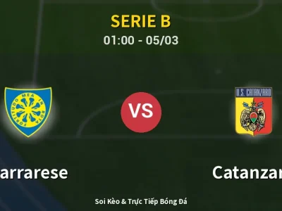 Kết Quả: Carrarese 3-3 Catanzaro – Highlight & Bàn Thắng | Serie B